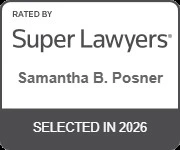 Badge for Super Lawyers selected in 2026, recognizing outstanding legal professionals in their field