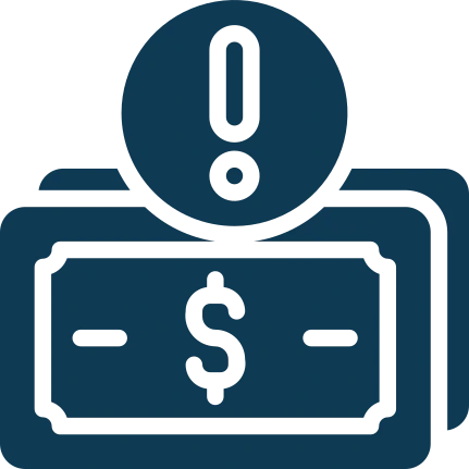 Disagreements over alimony icon